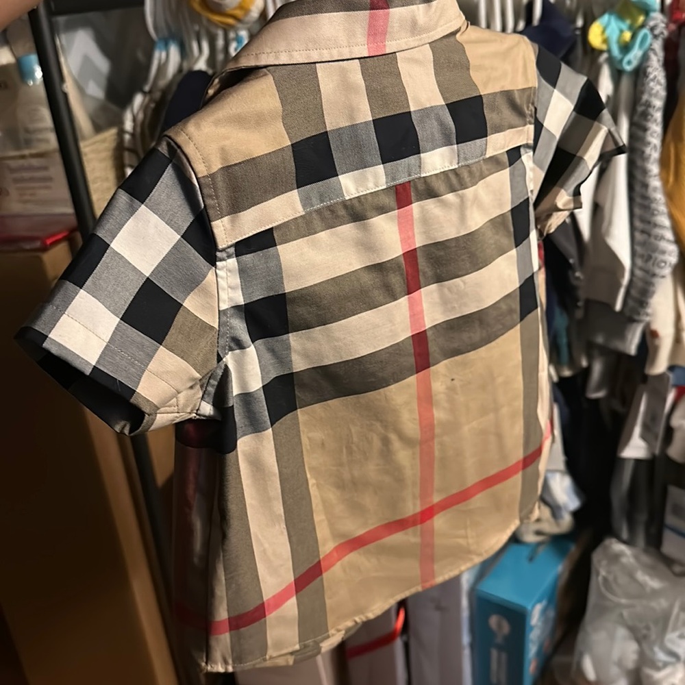 Baby Burberry shirt / 3-6 months / Worn Once